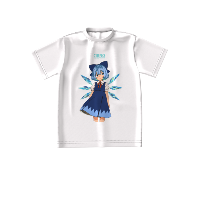 ビッグシルエットTシャツ - S - 正面【ホワイト】