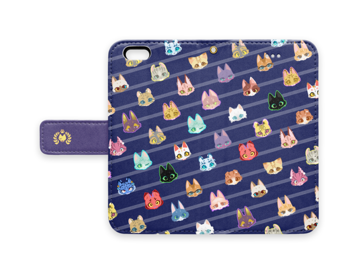 ネイビー - iPhone 6 / 6s - ストラップ穴 あり