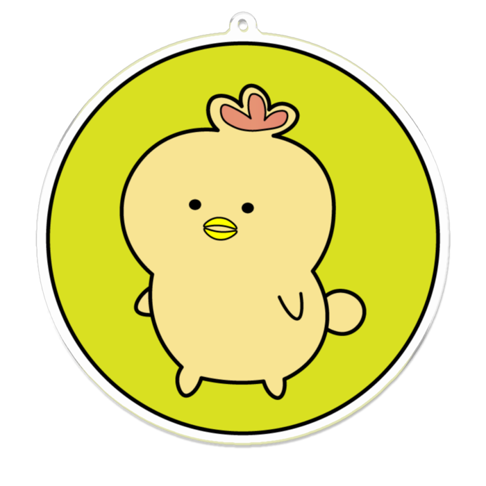 アクリルキーホルダー - 100 x 100 (mm)