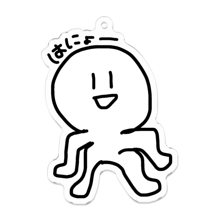 アクリルキーホルダー - 70 x 70 (mm)