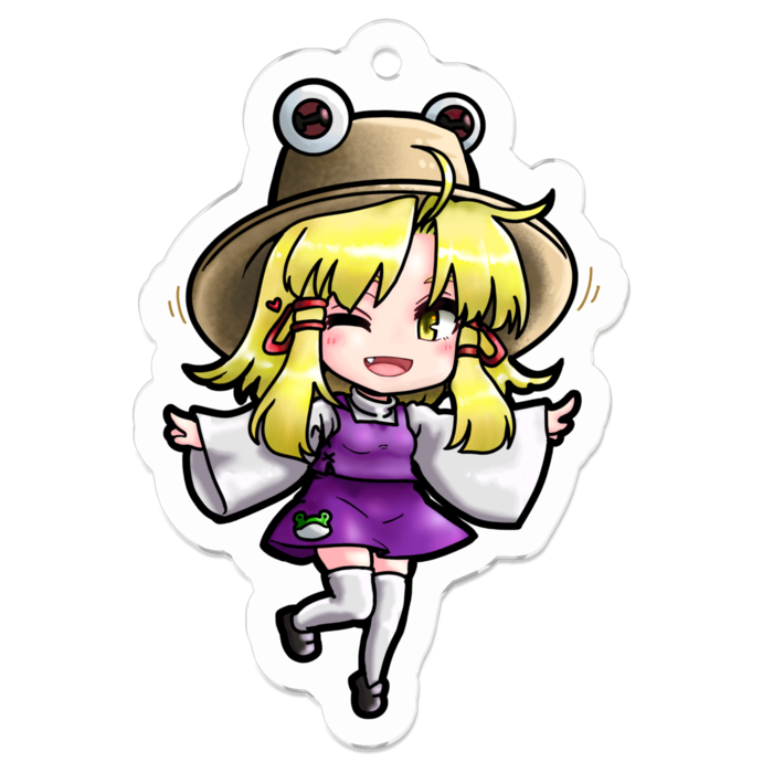 アクリルキーホルダー - 50 x 50 (mm)