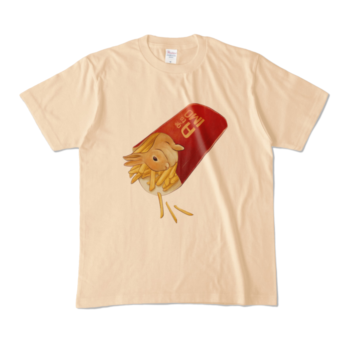 カラーTシャツ - M - ナチュラル (淡色)