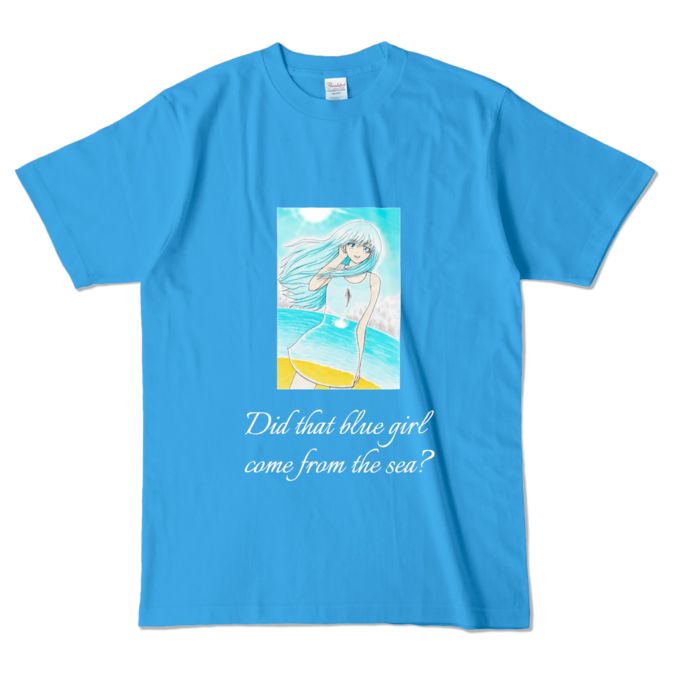 カラーTシャツ - L - ターコイズ (濃色)