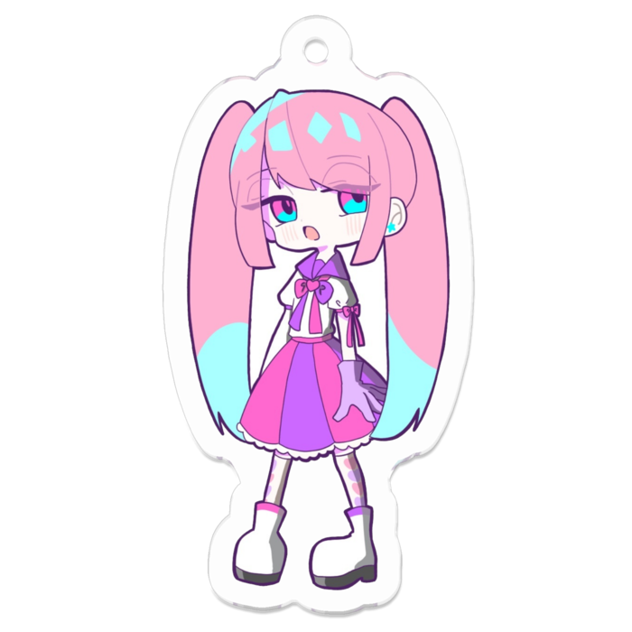 アクリルキーホルダー - 50 x 50 (mm)