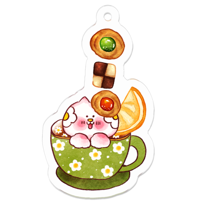 アクリルキーホルダー - 50 x 50 (mm)