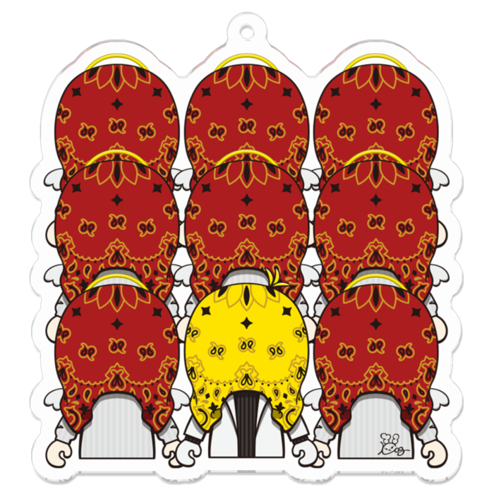アクリルキーホルダー - 70 x 70 (mm)