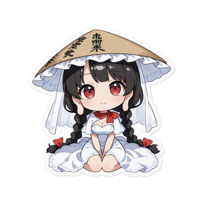 ステッカー - 100 x 100 (mm)(キャラのみ)