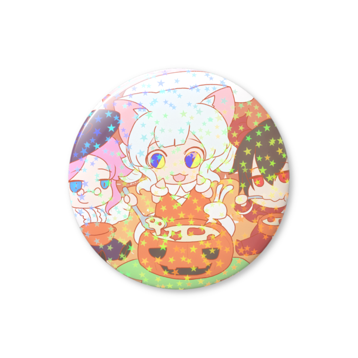 ホログラム缶バッジ - 76mm