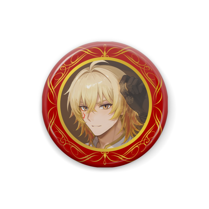 4,モーディス赤缶バッジ - 25mm(5)