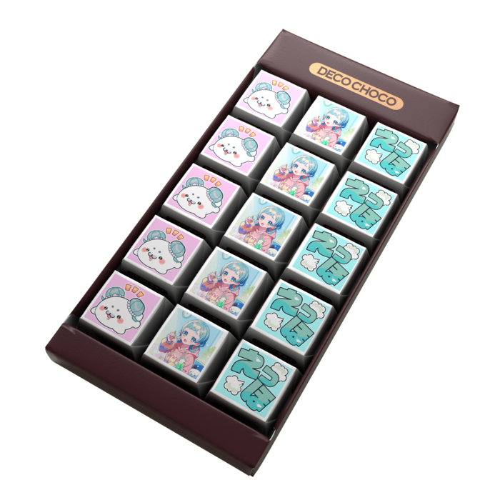 DECOチョコ - 列ごとにデザイン