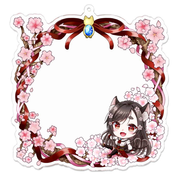 アクリルキーホルダー - 100 x 100 (mm)