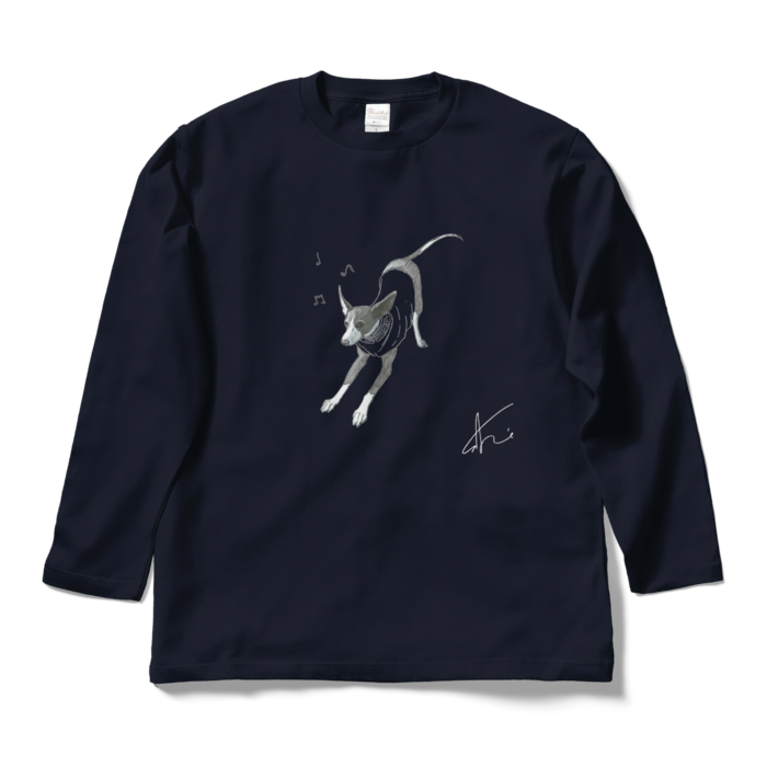 ロングスリーブTシャツ - L - ネイビー