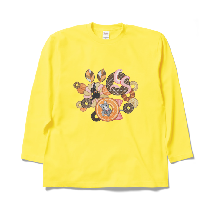 ロングスリーブTシャツ - XL - イエロー