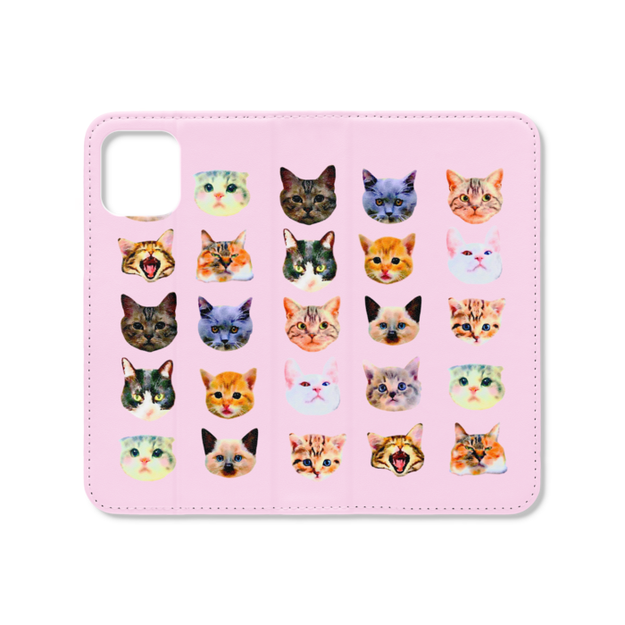 手帳型iPhoneケース(ベルトなし) - iPhone 11 Pro - ストラップ穴 なし