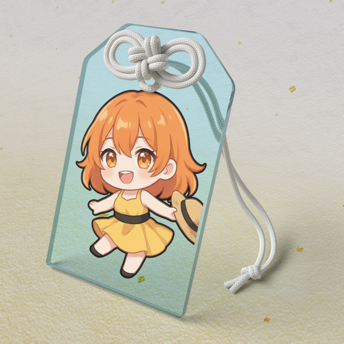 アクリルお守り - 50 × 80mm