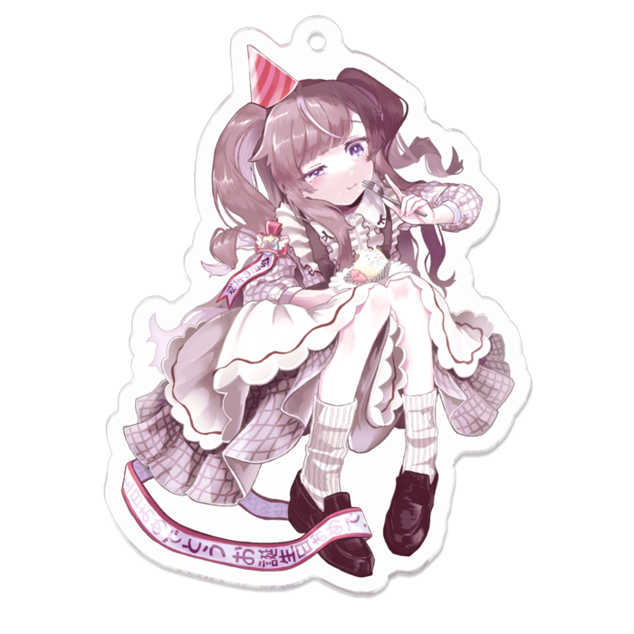 アクリルキーホルダー - 70 x 70 (mm)