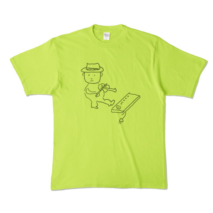 Tシャツ - XL - ライトグリーン (淡色)-キャラ大