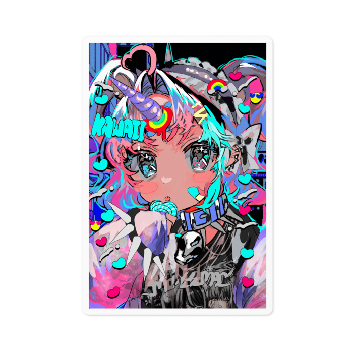 ステッカー - 100 x 100 (mm)