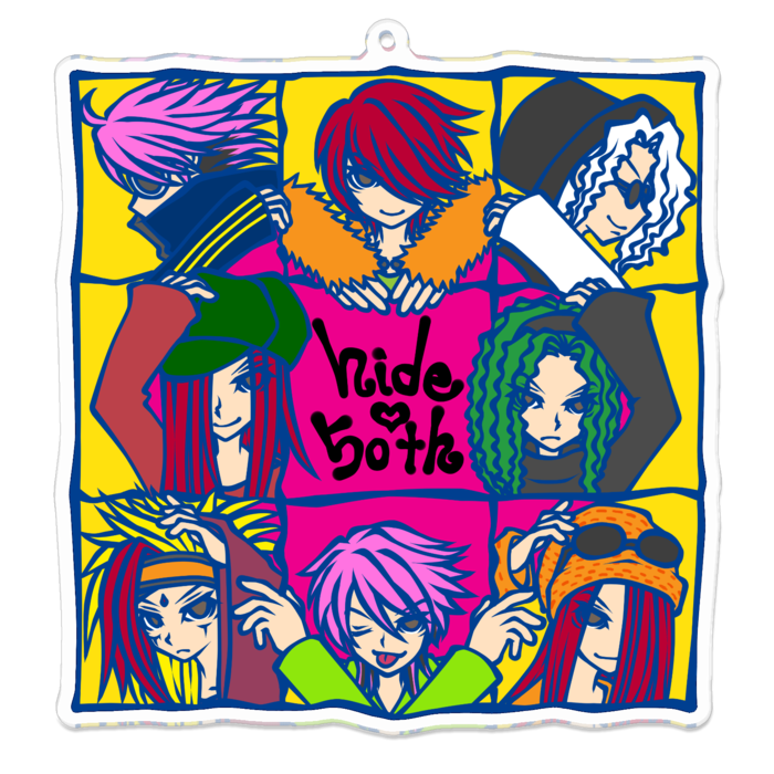 アクリルキーホルダー - 100 x 100 (mm)