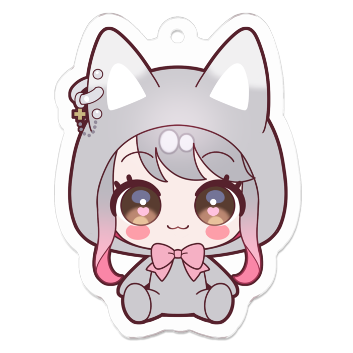 アクリルキーホルダ(おおかみVer)ー - 50 x 50 (mm)(1)