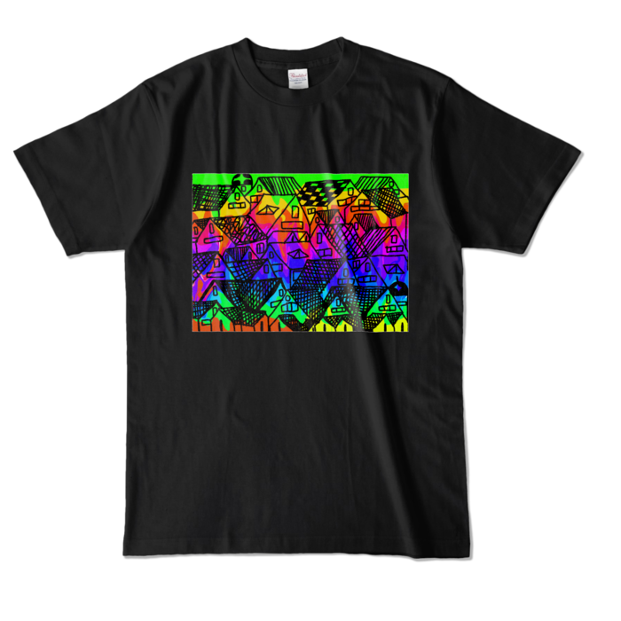 カラーTシャツ - L - ブラック (濃色)