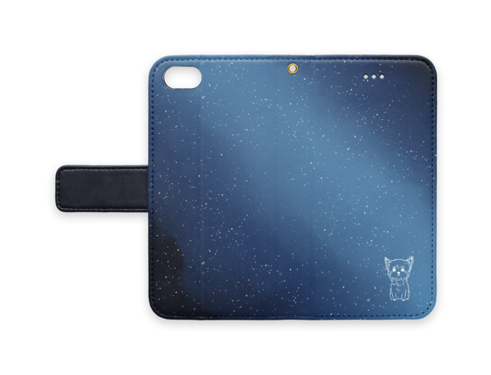 手帳型iPhoneケース - iPhone 8 / 7 / SE2 - ストラップ穴 あり