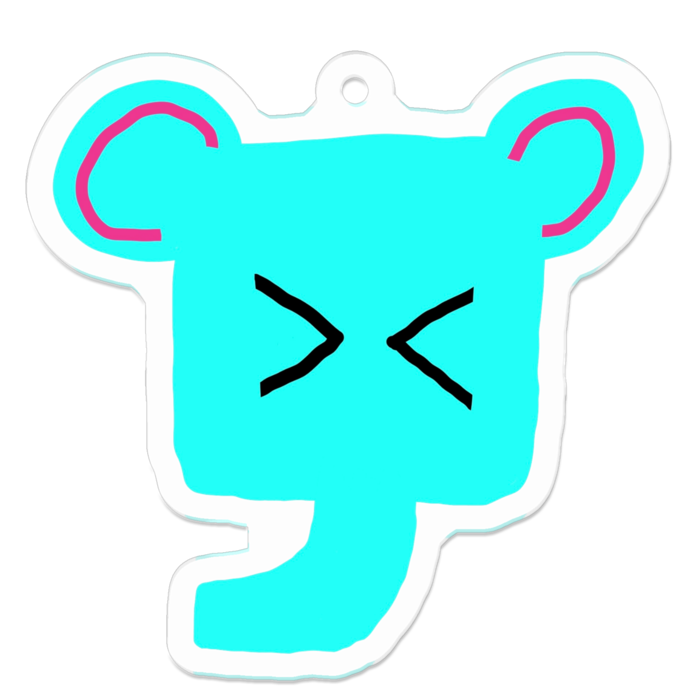 アクリルキーホルダー - 50 x 50 (mm)