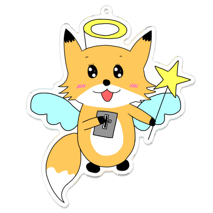 アクリルキーホルダー - 100 x 100 (mm)