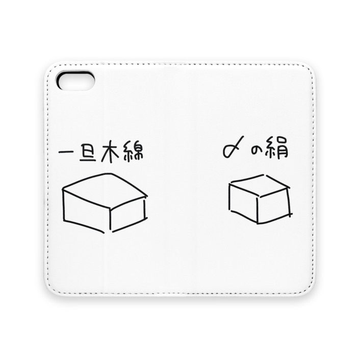 手帳型iPhoneケース(ベルトなし) - iPhone 5 / 5s / SE - ストラップ穴 なし