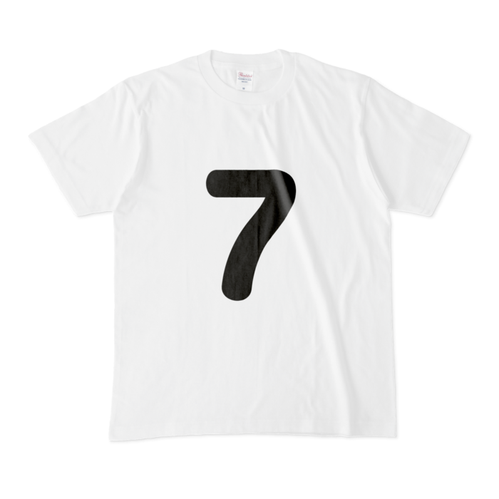 「7」Tシャツ - M - 白