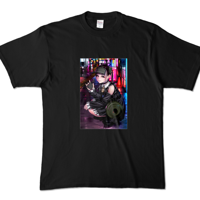 カラーTシャツ - XL - ブラック (濃色)