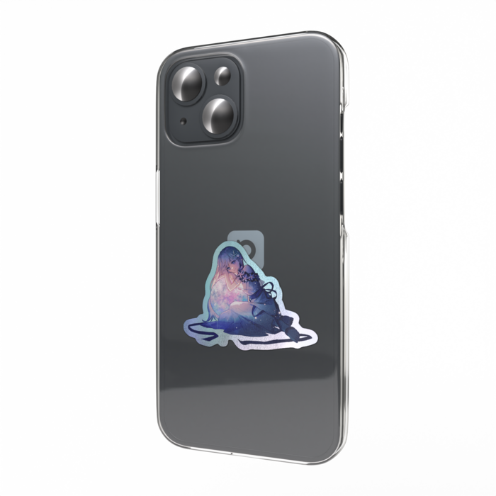 オーロラスマホステッカー - 縦