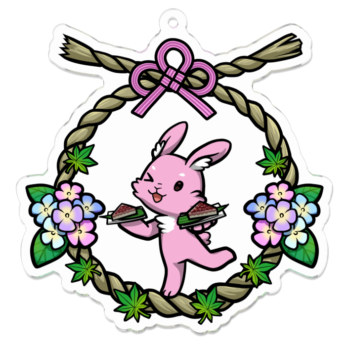 アクリルキーホルダー - 70 x 70 (mm)