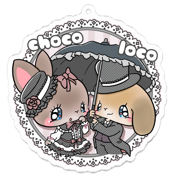 アクリルキーホルダー - 70 x 70 (mm)