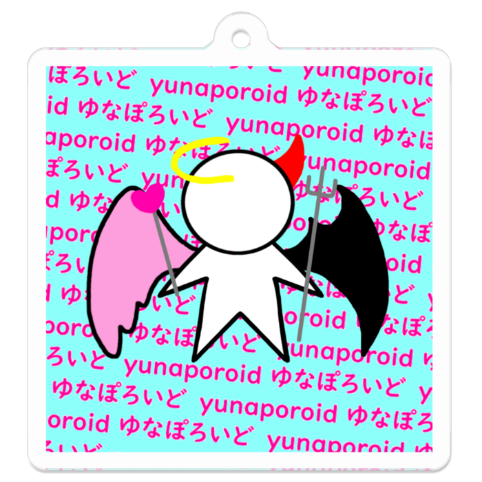 アクリルキーホルダー - 50 x 50 (mm)