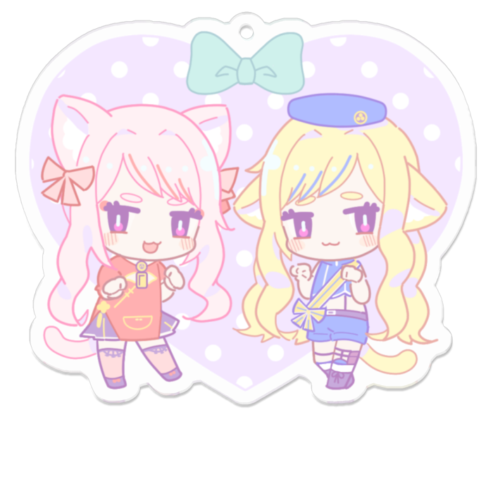 アクリルキーホルダー - 70 x 70 (mm)