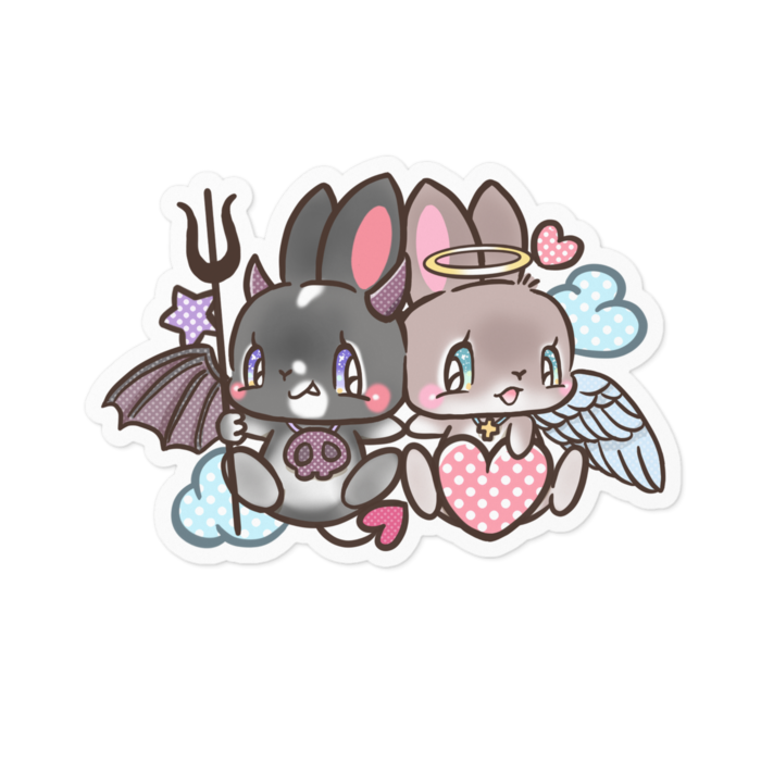 ステッカー - 100 x 100 (mm)