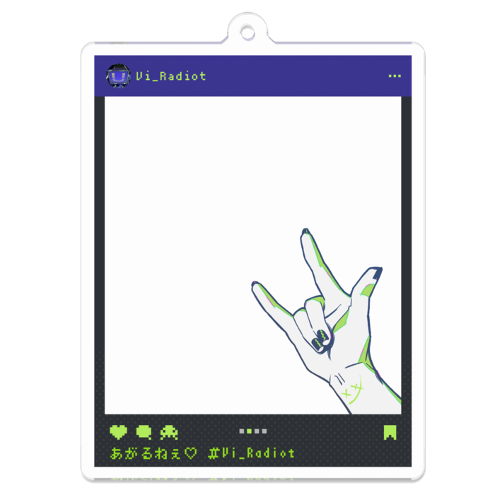 アクリルキーホルダー - 70 x 70 (mm)