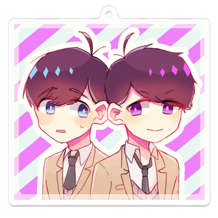 アクリルキーホルダー - 70 x 70 (mm)