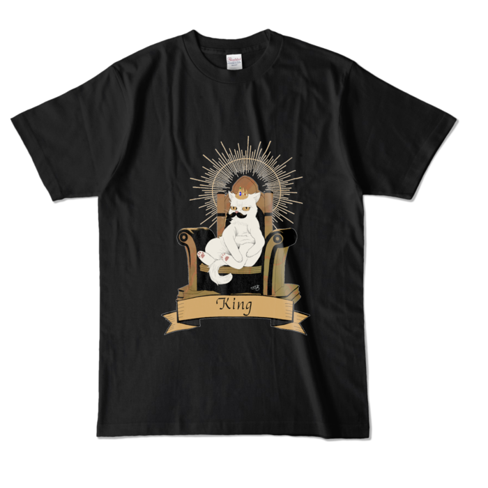 カラーTシャツ - L - ブラック (濃色)