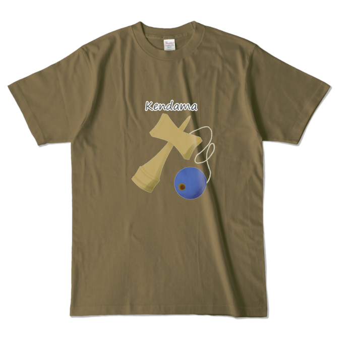 カラーTシャツ - L - オリーブ (濃色)