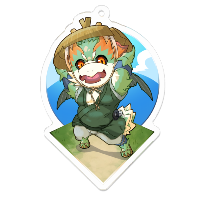 アクリルキーホルダー - 70 x 70 (mm)