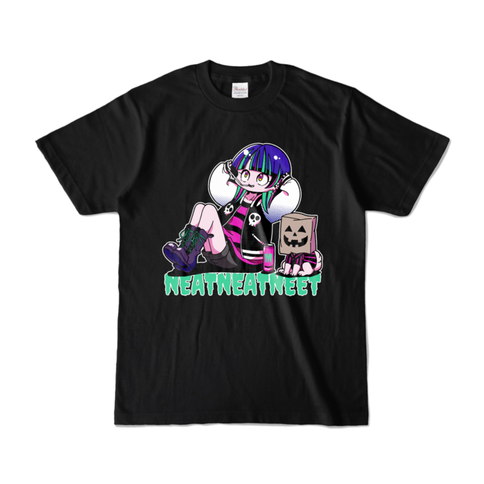 カラーTシャツ - S - ブラック (濃色)