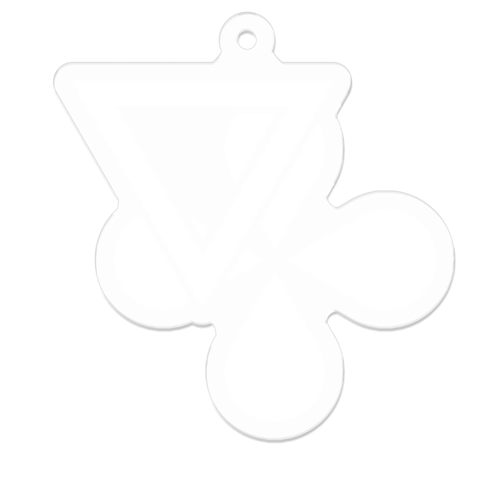 アクリルキーホルダー - 50 x 50 (mm)
