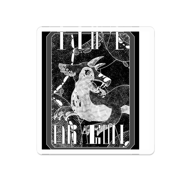 アクリルバッジ - 50 x 50 (mm)