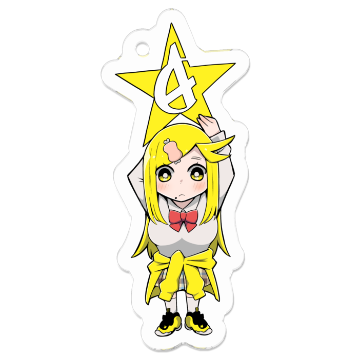 アクリルキーホルダー - 50 x 50 (mm)