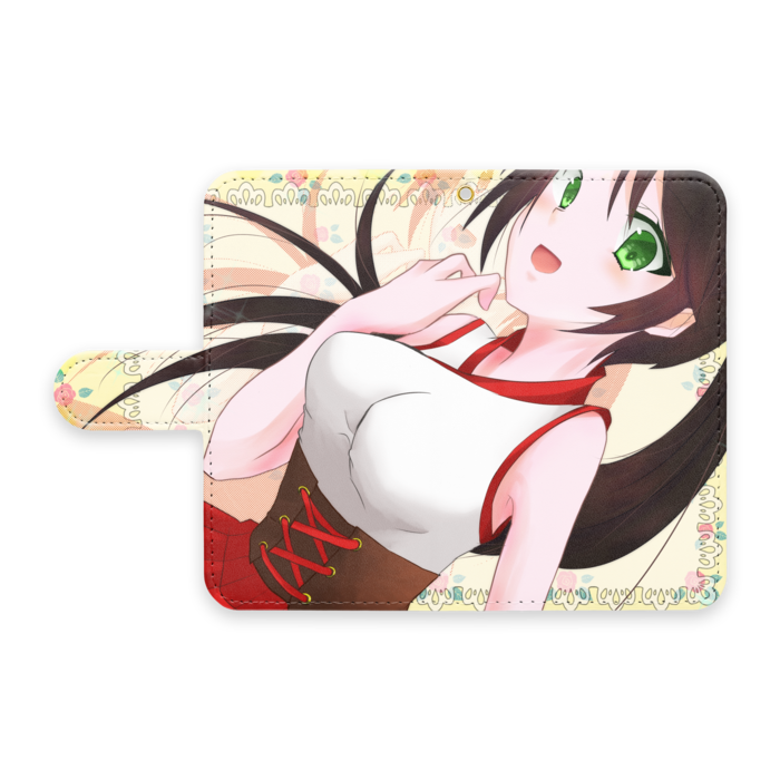 手帳型Androidケース - S - ストラップ穴 あり