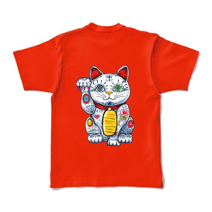 カラーTシャツ - XL - レッド (濃色)