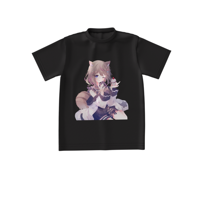 ビッグシルエットTシャツ - S - 正面ブラック