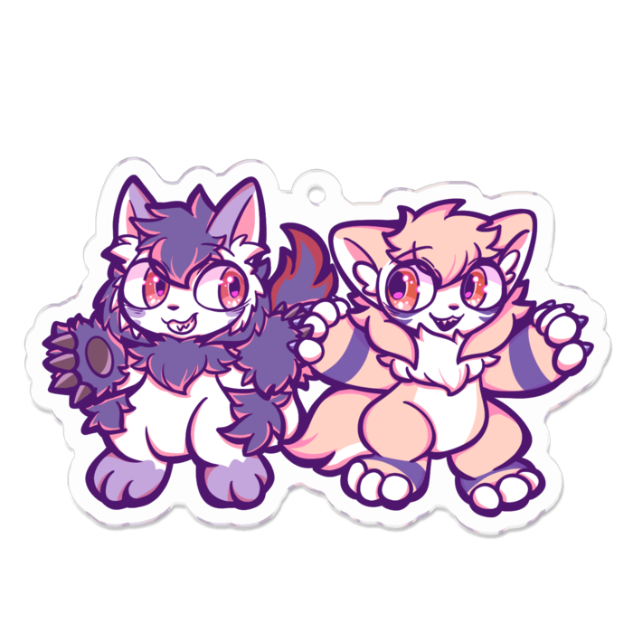 アクリルキーホルダー - 70 x 70 (mm)